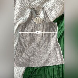 Studio Y Silver Sparkle Tank Top